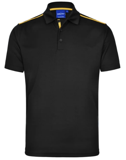 Picture of Winning Spirit, Mens Rapid Cool S/S Contrast Polo